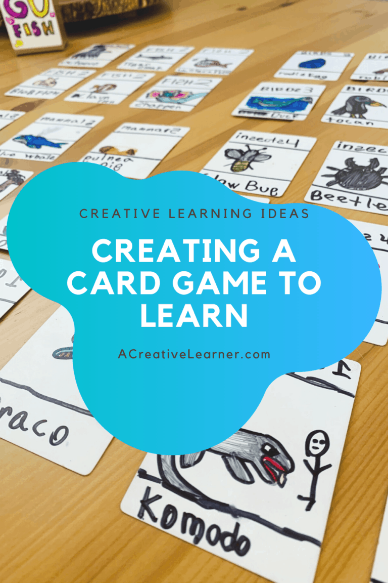 Creating your own card game to learn