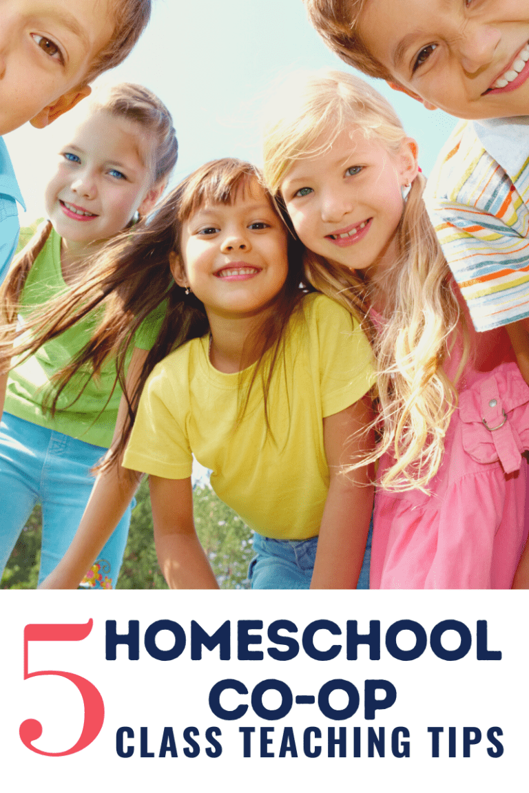 5 Tips to Help You Teach A Homeschool Co-Op Class
